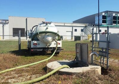 Palmetto Septic & Utilities | Gray Court, SC | Commercial Septic Tank being pumped